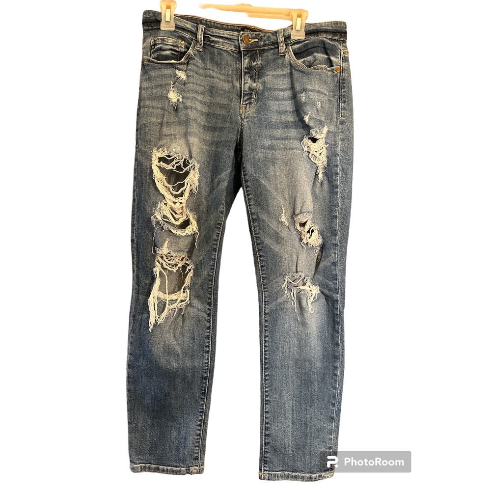 Judy Blue Destroyed Boyfriend Jeans Size 9/29